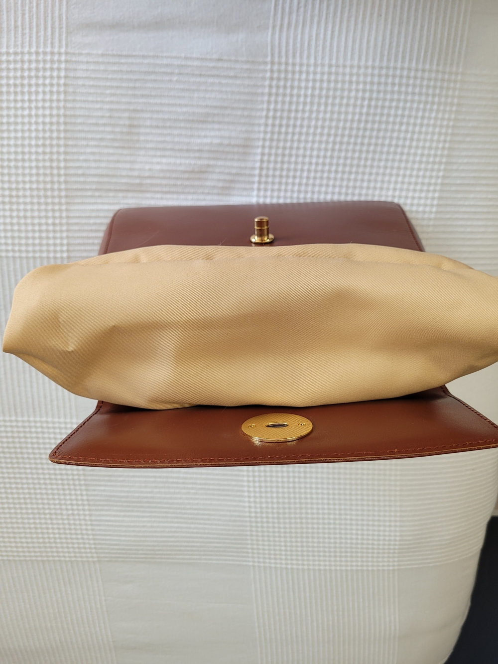🍂 Jafferjees Vintage Brown Leather Top-Handle Handbag - EUC - Picture 9 of 16